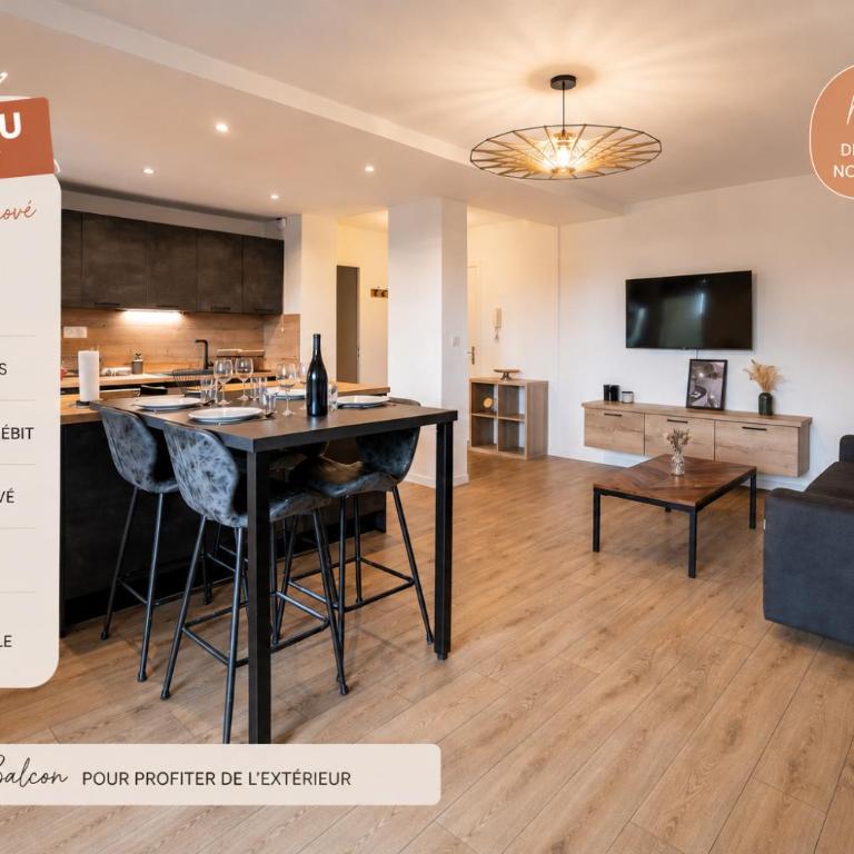 Le Clos de Limayrac - T3 clim - Parking - 6 pers - Apartment mit 2 Schlafzimmern - 1