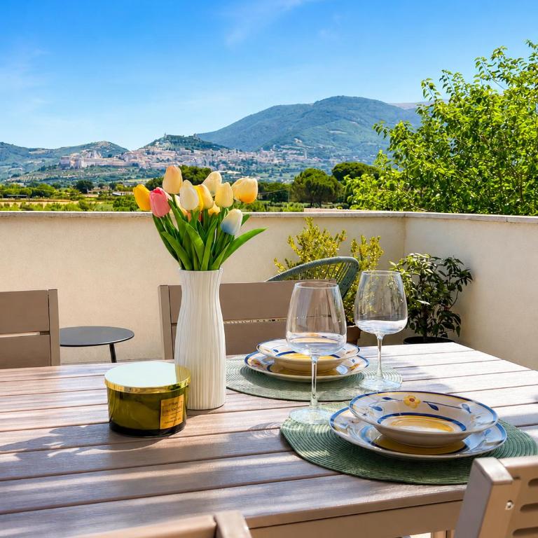 Assisi Panorama Luxe Nature, Silence & Views - Apartment mit 1 Schlafzimmer und Terrasse - 1