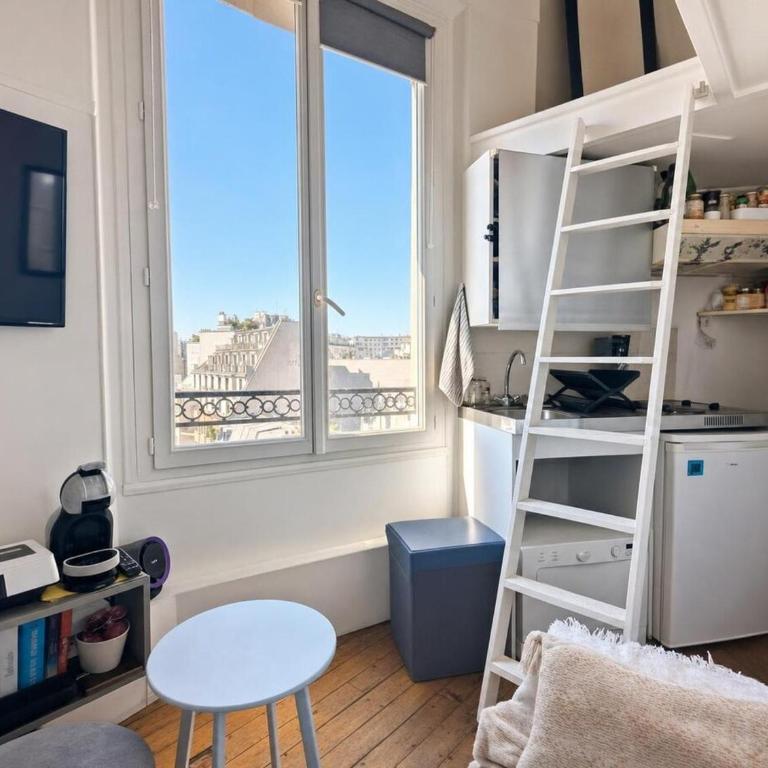 Studio perché et climatisé à Auteuil - 2 pers - Appartement 1 Chambre - 3