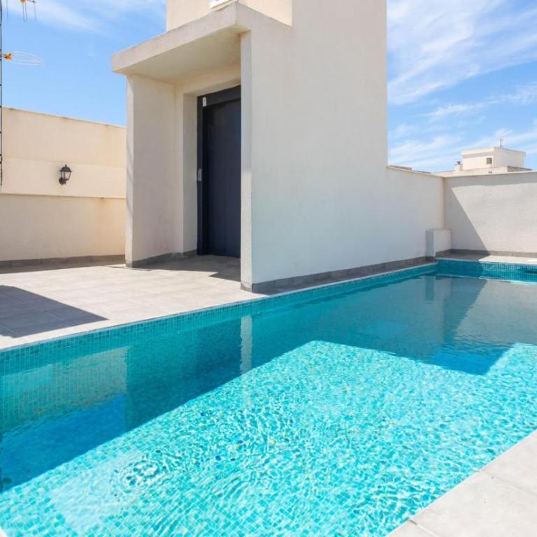 Estudio moderno con piscina a 380 m de la playa - Apartment mit 1 Schlafzimmer - 13