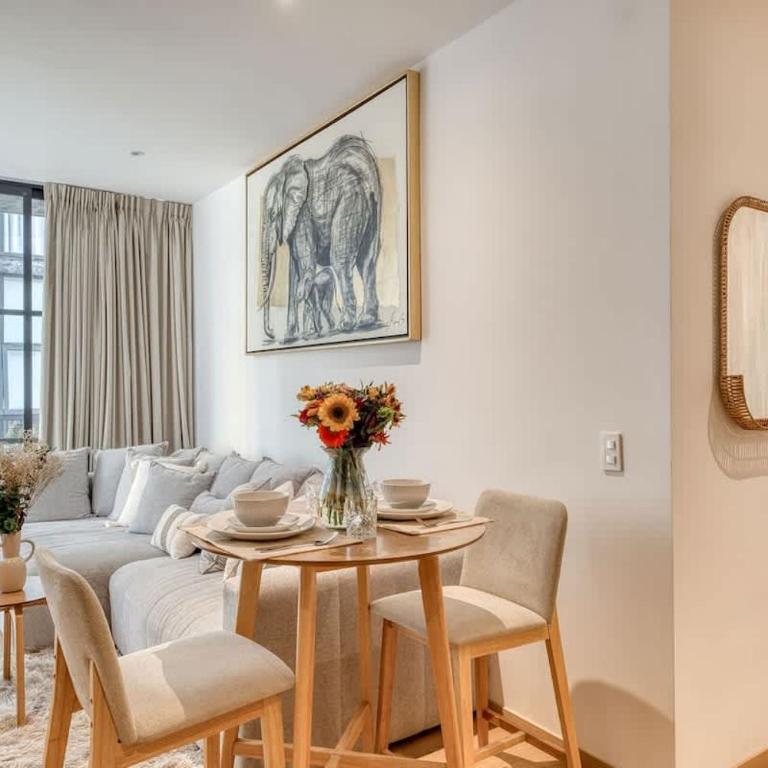 Roma Norte 2BR Rooftop Cinema Gym & Grill - Apartamento - 7