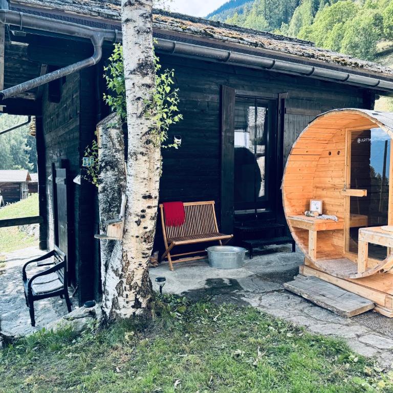 Hüttli Chalet Weitblick 10 Minuten zur Skigondel und Aletschgletscher - Apartment mit 1 Schlafzimmer - 2