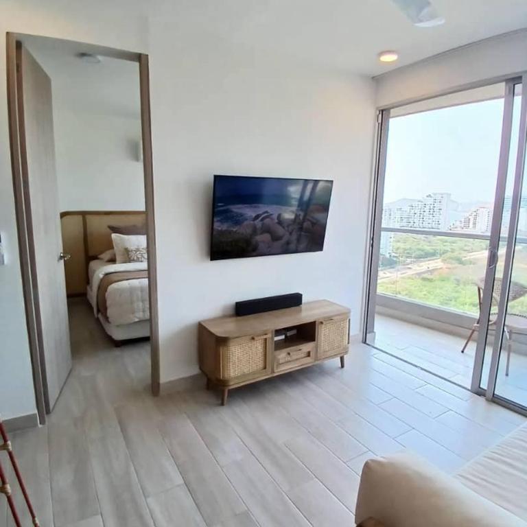 Terraz tu paraíso en playa dormida Bello Horizonte - One-Bedroom Apartment with Sea View and Balcony - 24