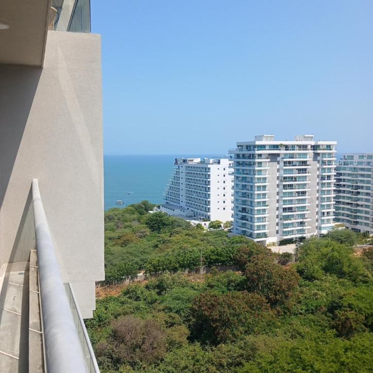 Terraz tu paraíso en playa dormida Bello Horizonte - One-Bedroom Apartment with Sea View and Balcony - 8