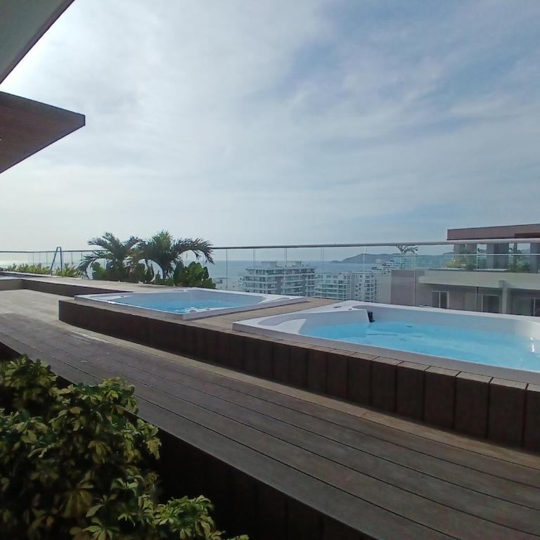 Terraz tu paraíso en playa dormida Bello Horizonte - One-Bedroom Apartment with Sea View and Balcony - 48