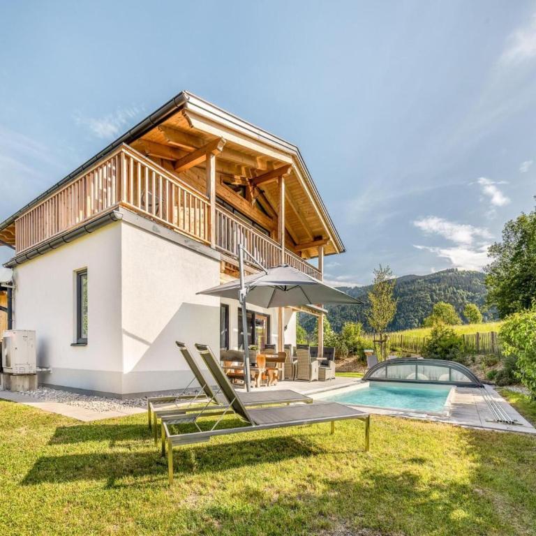 Chalet Alpenzauber mit beheiztem Pool, Inzell - Chalet mit 3 Schlafzimmern - 18