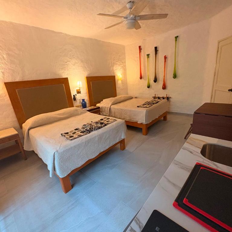Hermoso alojamiento en los Tules, frente al mar en medio de hermosos jardines, es Unico!!! - Studio avec Balcon - 26