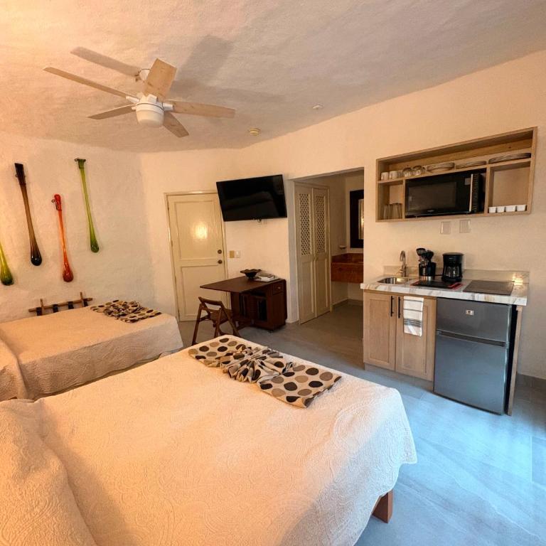 Hermoso alojamiento en los Tules, frente al mar en medio de hermosos jardines, es Unico!!! - Studio avec Balcon - 23