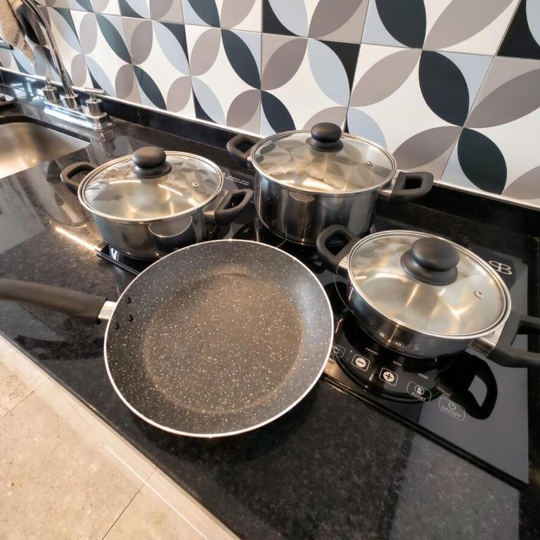 Studio mit Pool, King-Size Bed, Balkon - Appartement 1 Chambre - 23