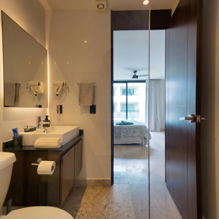 Studio mit Pool, King-Size Bed, Balkon - Appartement 1 Chambre - 31