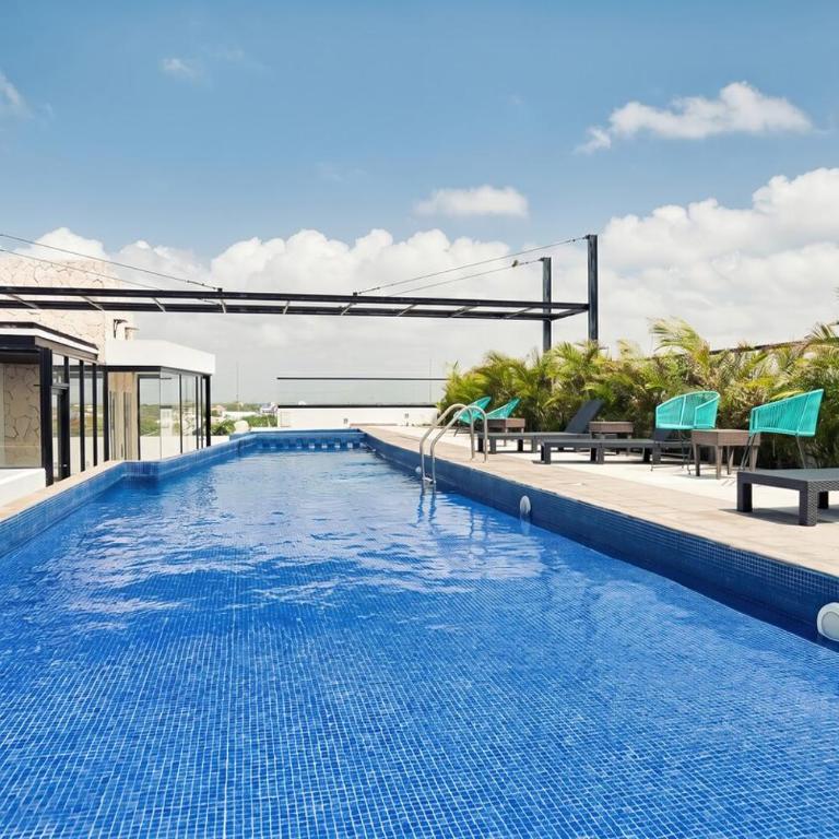 Studio mit Pool, King-Size Bed, Balkon - Appartement 1 Chambre - 36