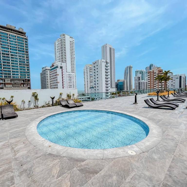 Increible Vista en Bocagrande - Apartamento - 86