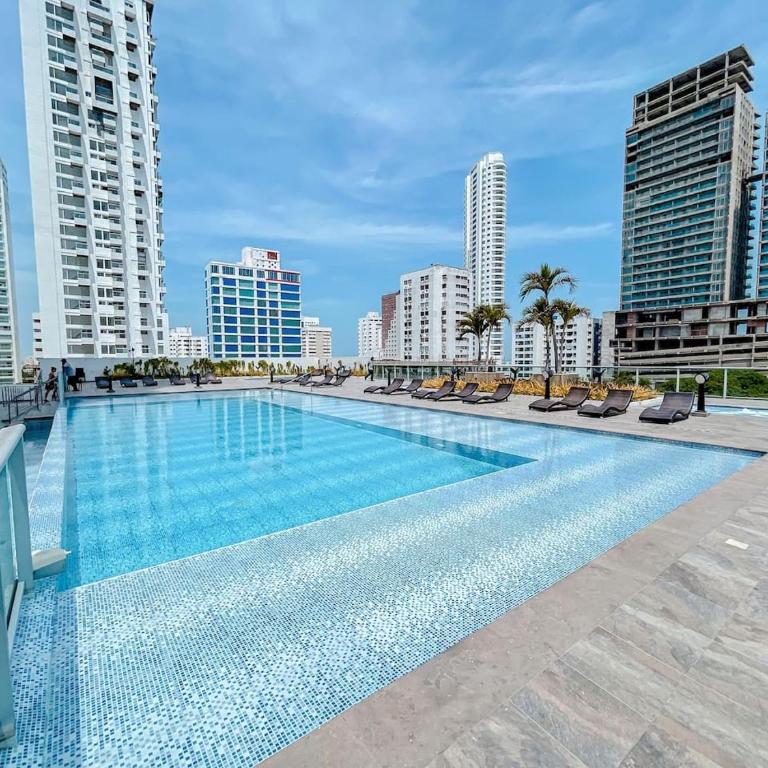 Increible Vista en Bocagrande - Apartamento - 87