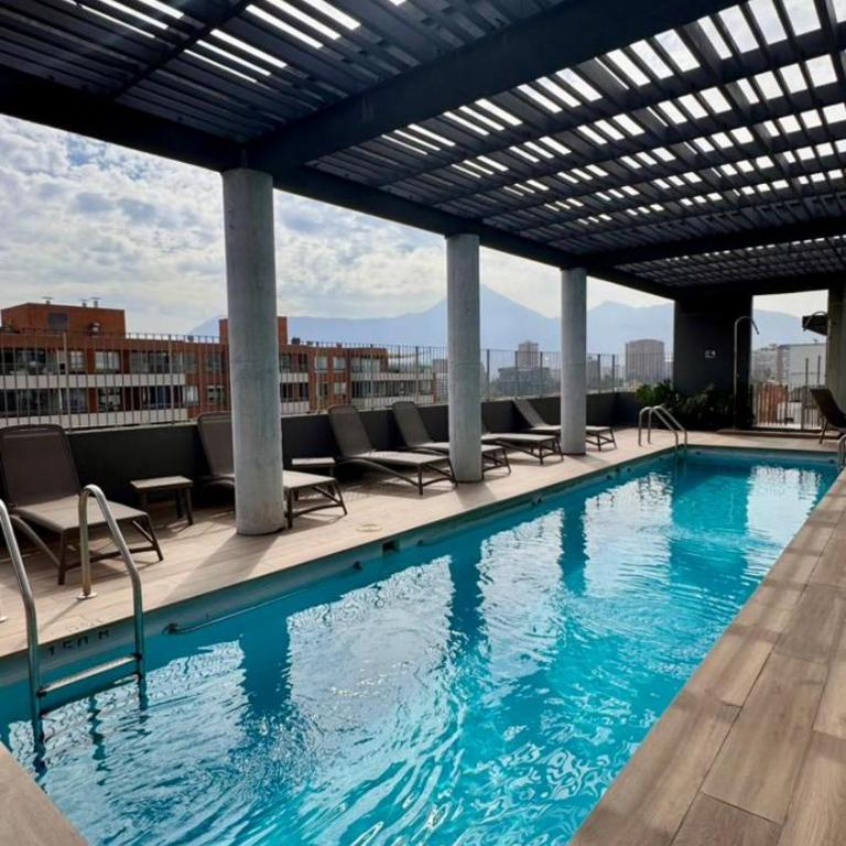 Moderno full equipado,Lavadora,parking,pet friendly,piscina - Apartamento de 1 dormitorio - 4