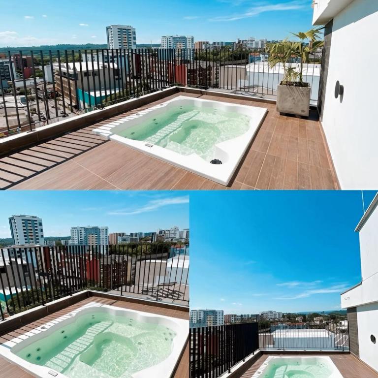 Furnished Studio in Armenias Upscale Area with City and Mountain Views - Apartamento de 1 dormitorio - 1