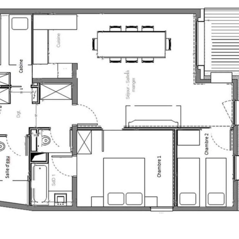 Appartement raffiné au centre de Méribel - 6 pers. - FR-1-565-149 - Appartement - 10