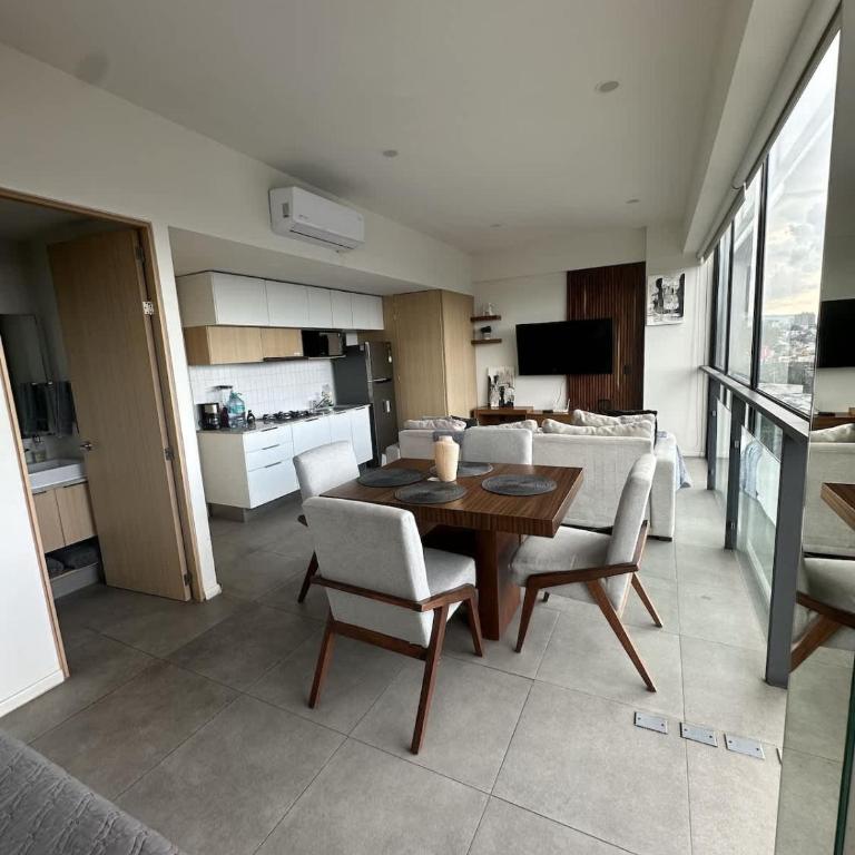 loft 3 personas alberca gym y parking cerca de andares - Apartment - 7