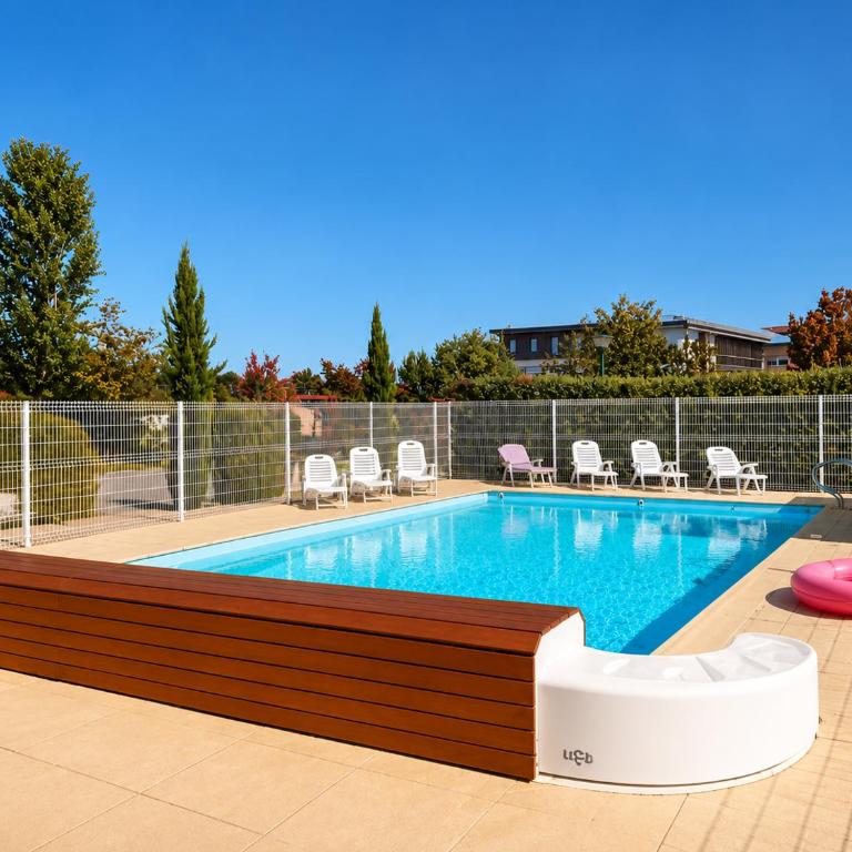 Moderne et Cosy T2 - Parking & Clim & Piscine & Balcon - LYON 25 min - Appartement 1 Chambre - 11