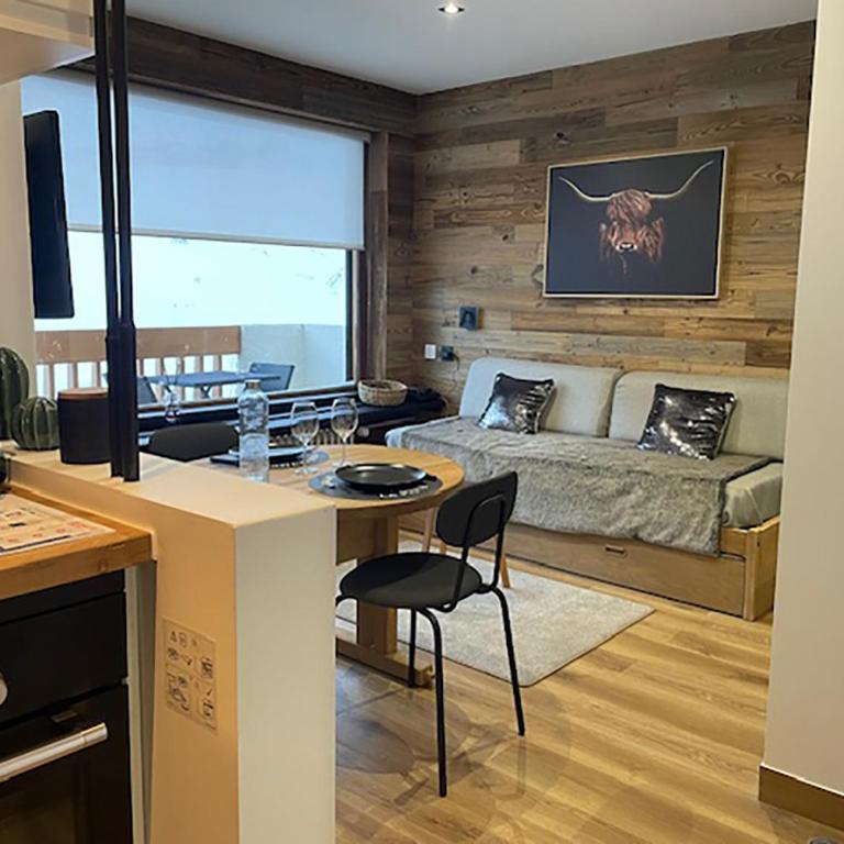 LE YAK Studio cosy 2 personnes Tignes Le Lac avec wifi et linge - Apartamento de 1 dormitorio - 3