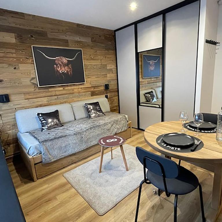LE YAK Studio cosy 2 personnes Tignes Le Lac avec wifi et linge - Apartamento de 1 dormitorio - 4