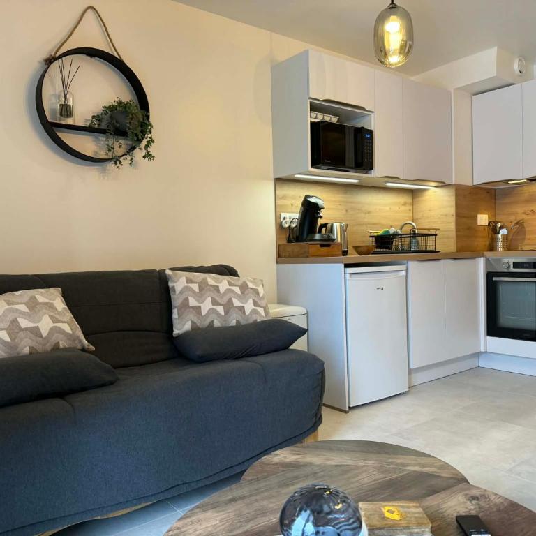 Studio lumineux avec vue sur les pistes - Apartamento de 1 dormitorio - 6