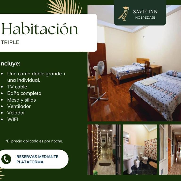 Savie Inn - Triple Room with Private Bathroom - 9