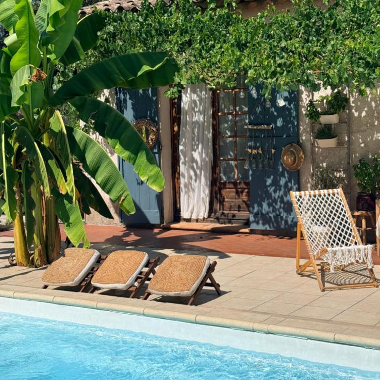 Le Mas de la Confrérie - Appartement - Vue sur Piscine - 2