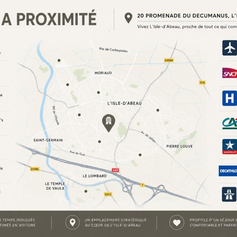 Moderne et Cosy T2 - Parking & Clim & Piscine & Balcon - LYON 25 min - Appartement 1 Chambre - 29