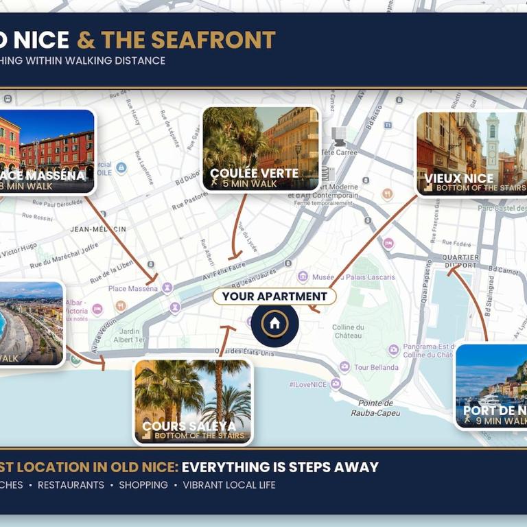 Cours Saleya Sea View - Appartement 3 Chambres - 5