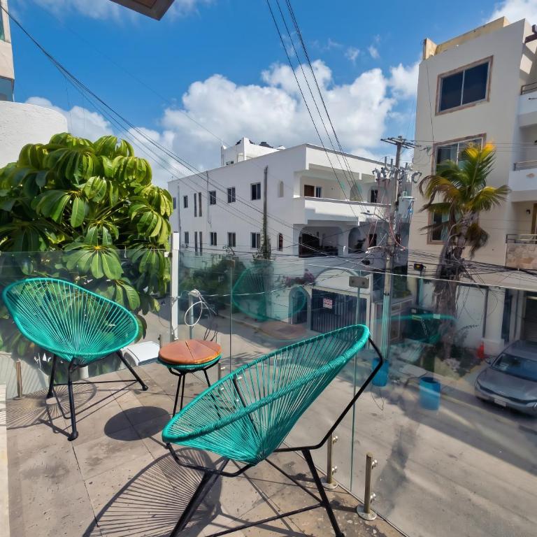 Studio mit Pool, King-Size Bed, Balkon - Appartement 1 Chambre - 10