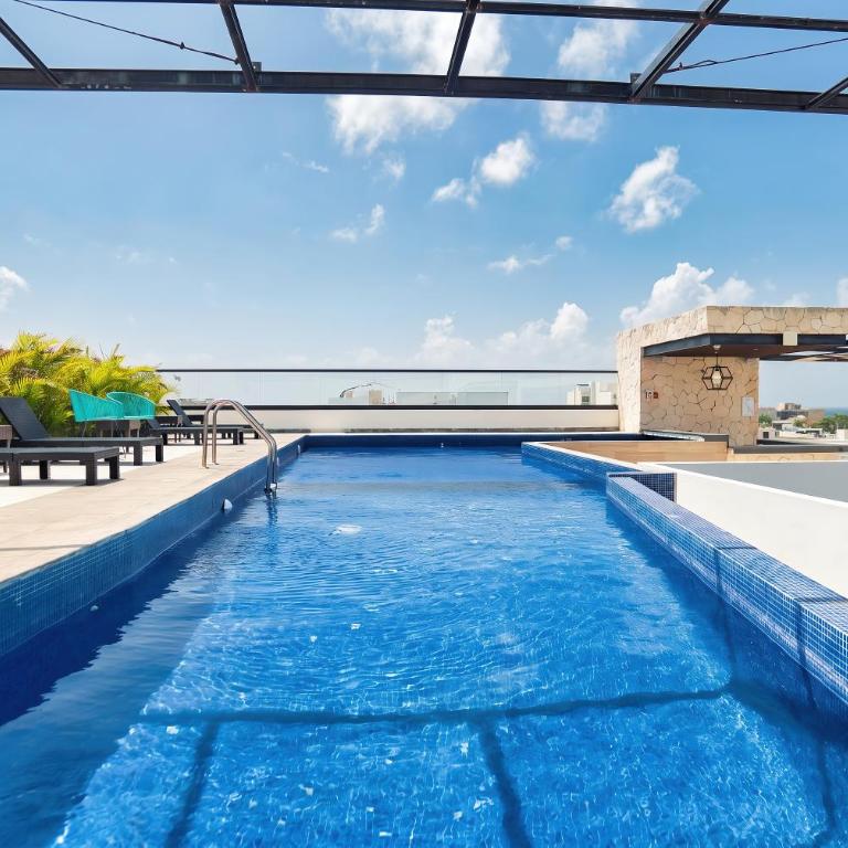 Studio mit Pool, King-Size Bed, Balkon - Appartement 1 Chambre - 9
