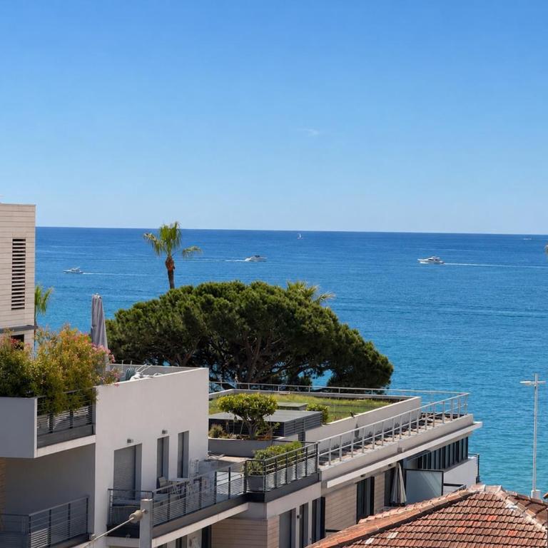 Sea view, beach within walking distance, Juan-les-Pins - Apartment mit 3 Schlafzimmern - 8