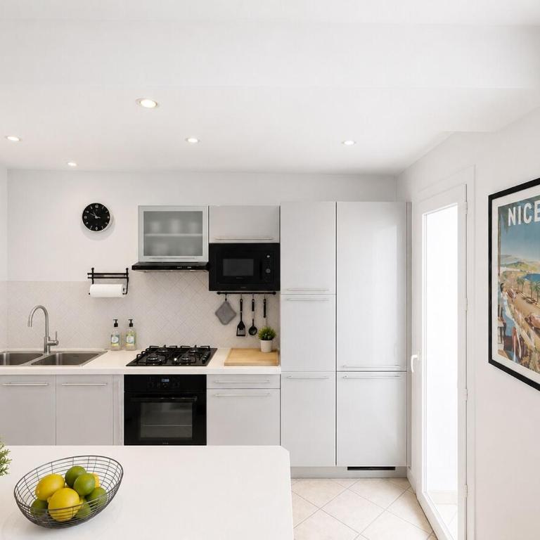 Sea view, beach within walking distance, Juan-les-Pins - Apartment mit 3 Schlafzimmern - 11