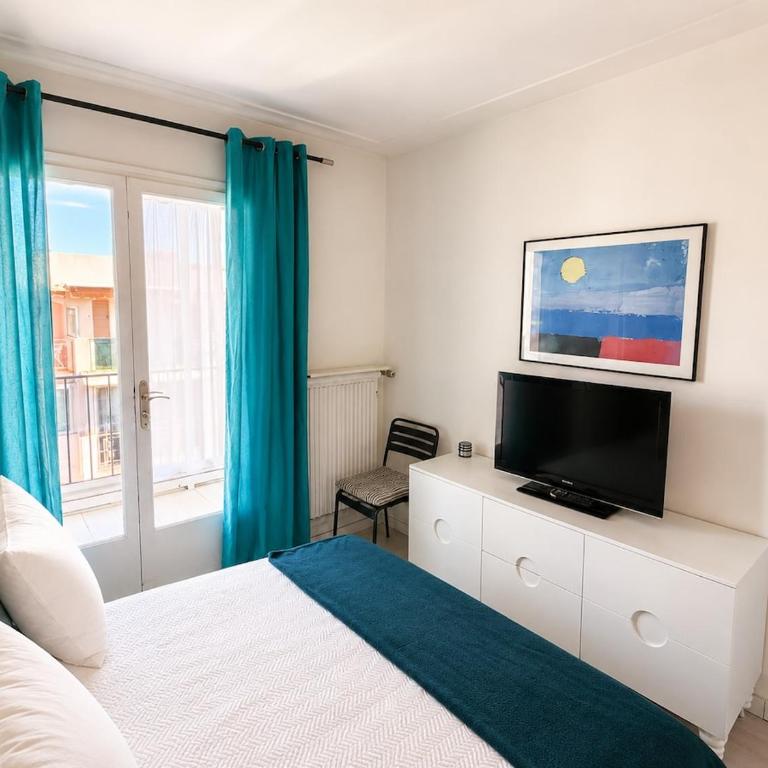 Sea view, beach within walking distance, Juan-les-Pins - Apartment mit 3 Schlafzimmern - 18
