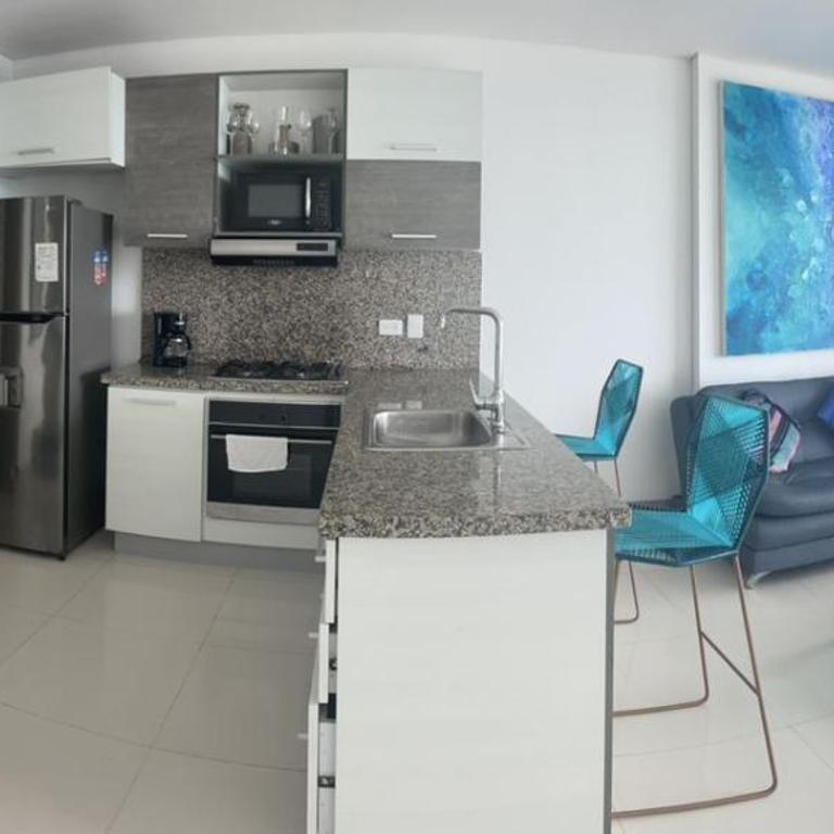 apartamentos frente al mar palmettos beach eliptic uno - Apartamento 1 dormitorio con vistas al mar y terraza - 3