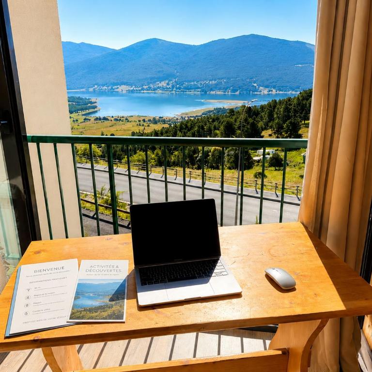Studio Cabine avec WIFI et vue splendide sur le lac et les montagnes - Estudio con vistas a las montañas - 6