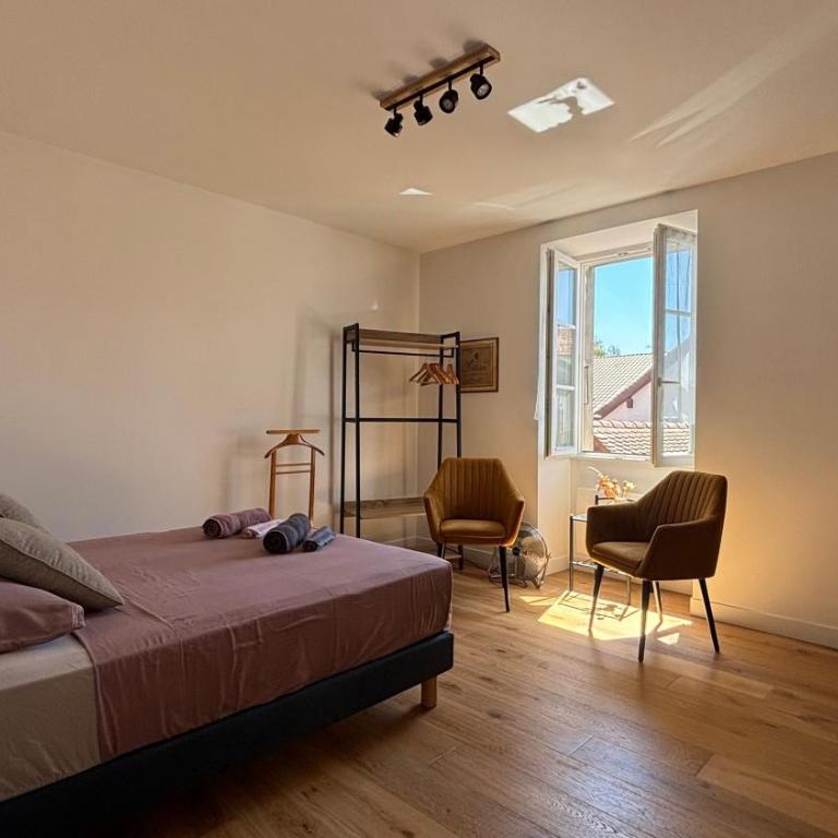 Le Bellevue - Chambre Quadruple avec Douche - 4