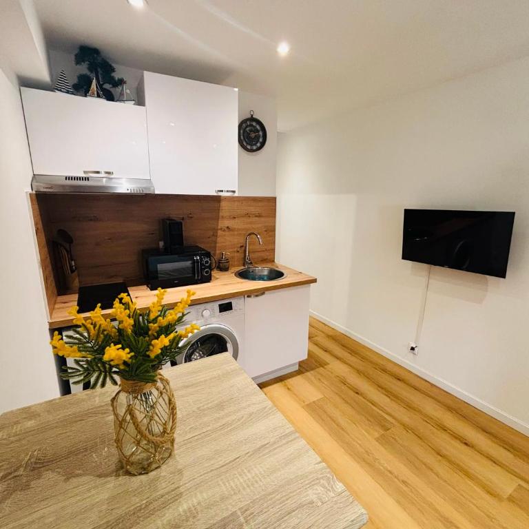 Studio détente avec piscine, proche port et plage - Appartement 1 Chambre - 14