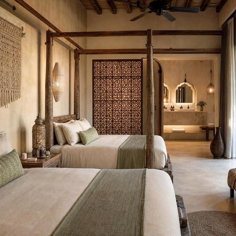 Riad Cobá - Familienzimmer mit eigenem Bad - 3