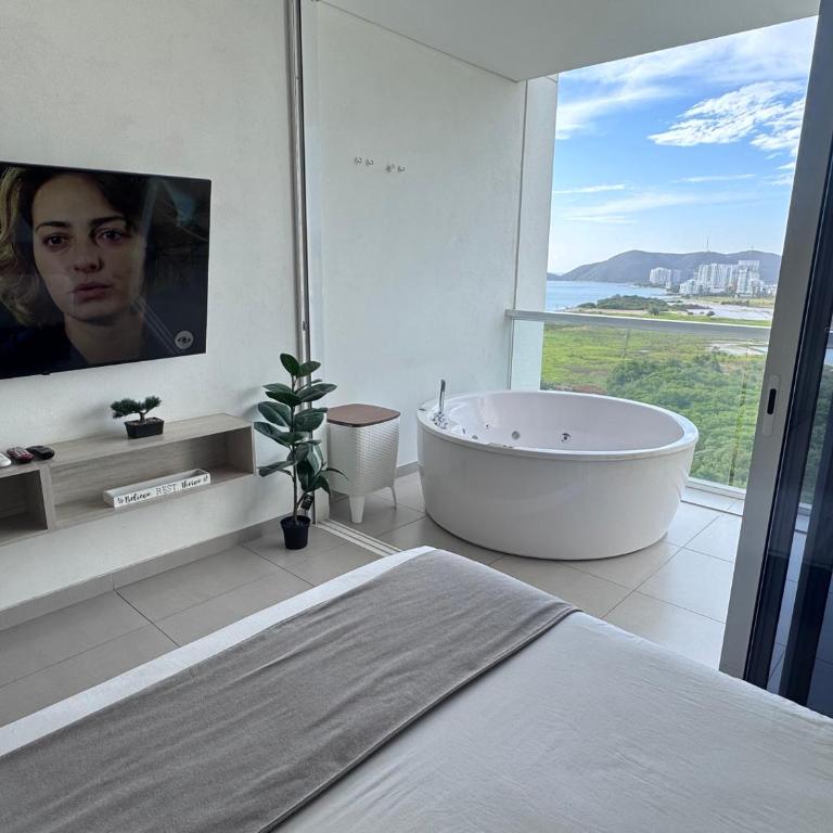 Suite con Jacuzzi y Hermosa Vista al Mar - Apartamento de 1 dormitorio - 29