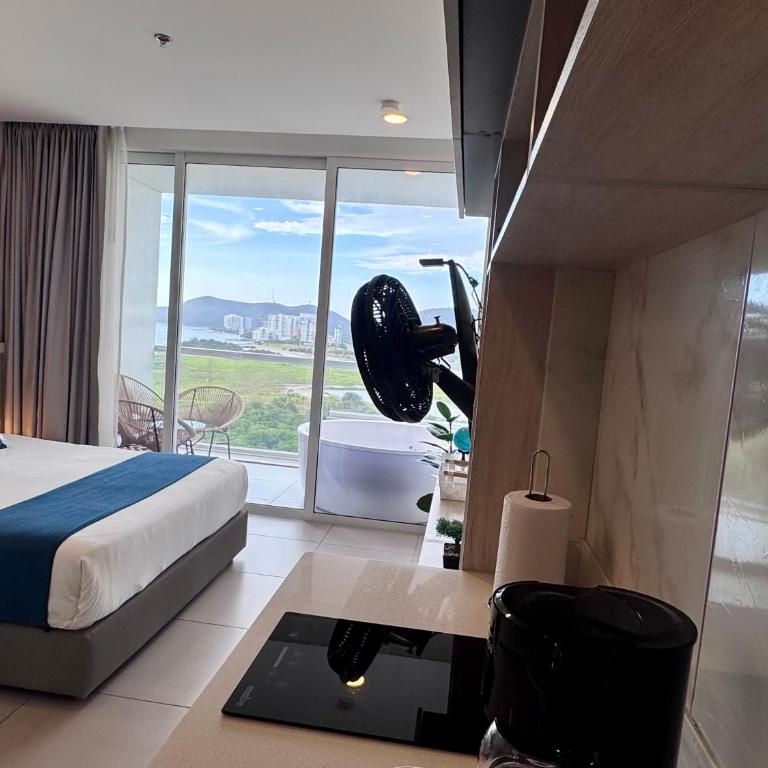 Suite con Jacuzzi y Hermosa Vista al Mar - Apartamento de 1 dormitorio - 28