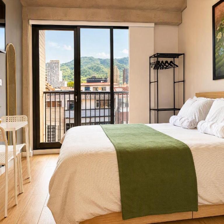 Nido Urbano-Vista a la ciudad-WiFi-Zona tranquila - One-Bedroom Apartment - 1