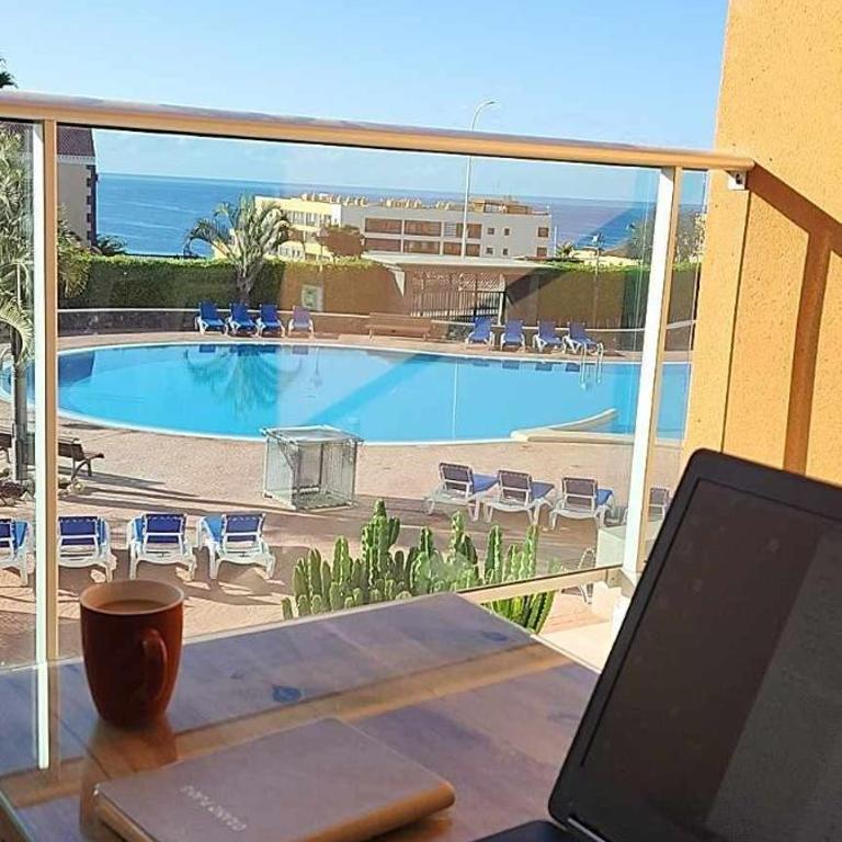 Ocean View Sunny Suite - Pool & Parking - Golf de Sur - Appartement 1 Chambre - 62