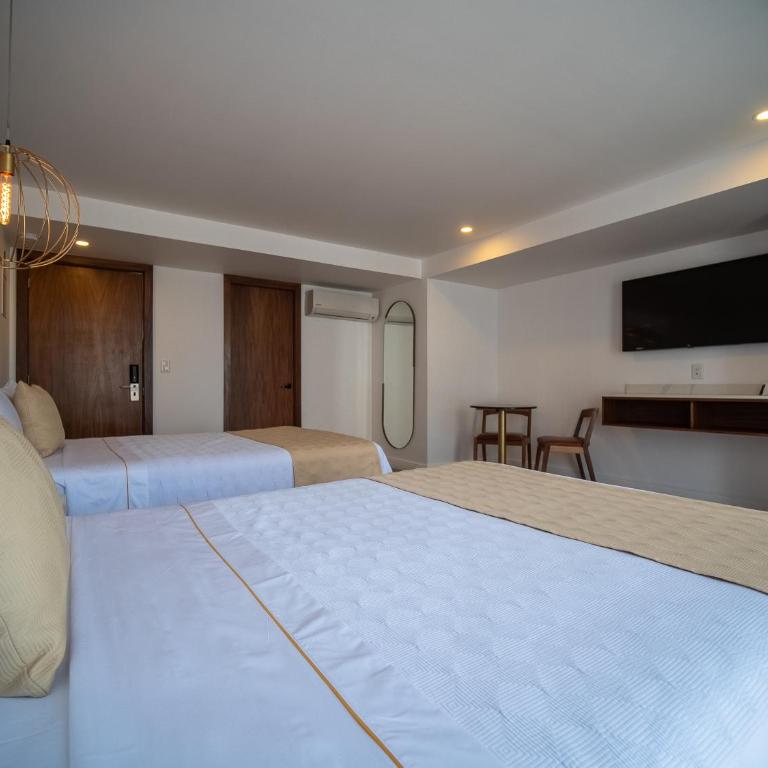 Six Hotel Guadalajara Degollado - Chambre Lits Jumeaux Deluxe - 17