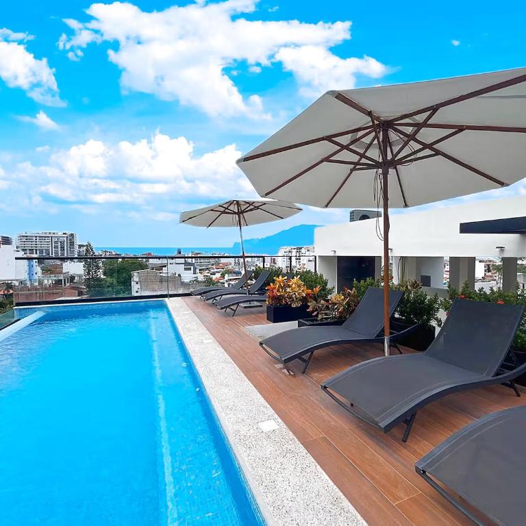 Serenity Tower 601 1BR Rooftop Pool Ocean and Mountain View - Appartement 1 Chambre - 1