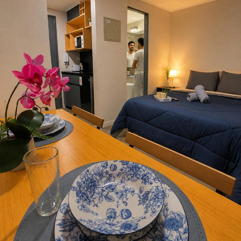 Studio Amplio a pasos de Movistar Arena y Metro - Apartamento de 1 dormitorio - 4