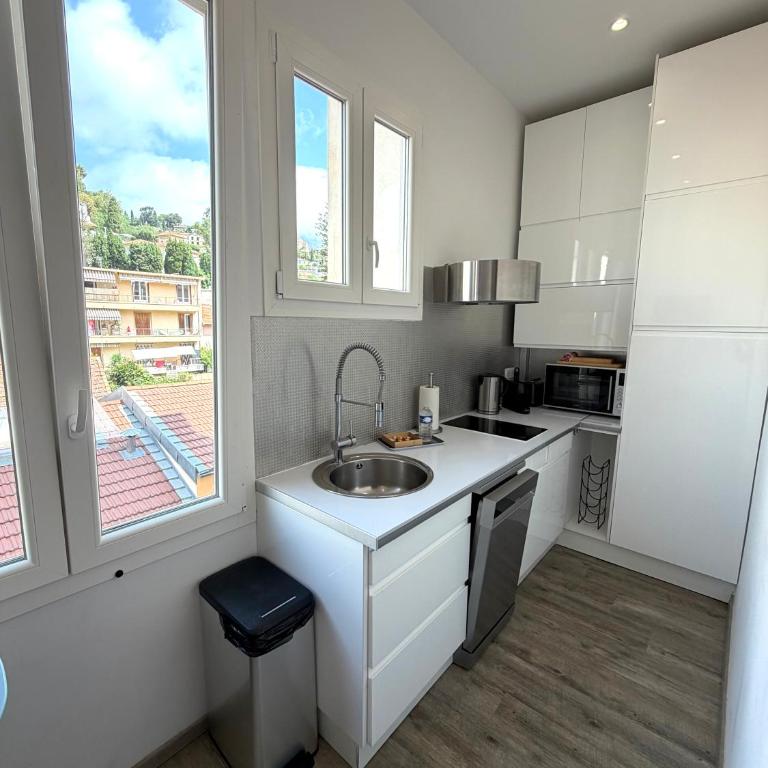 Palace Riviera Studio - Plages & Centre Menton - Monolocale con Divano-Letto - 8