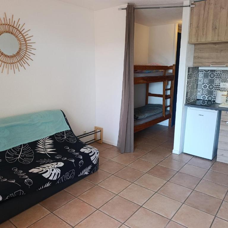 Studio cabine climatisé avec balcon vue mer - Apartment mit 1 Schlafzimmer - 11