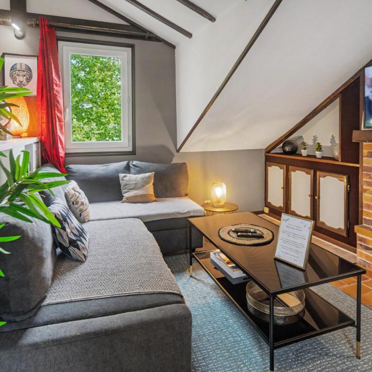Studio "Sous les Toits" - Charmant et calme - Gare et Tram à 4 min - Appartamento con 1 Camera da Letto - 7