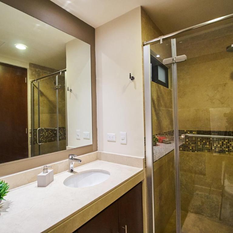 Suite in Aldea Zama, Work & Pool, Long Stays - Apartamento de 1 dormitorio - 3
